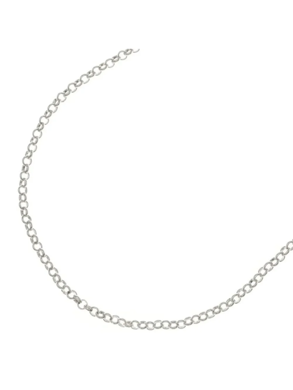 Chrome Hearts Hain Roll Chain Necklace Silver